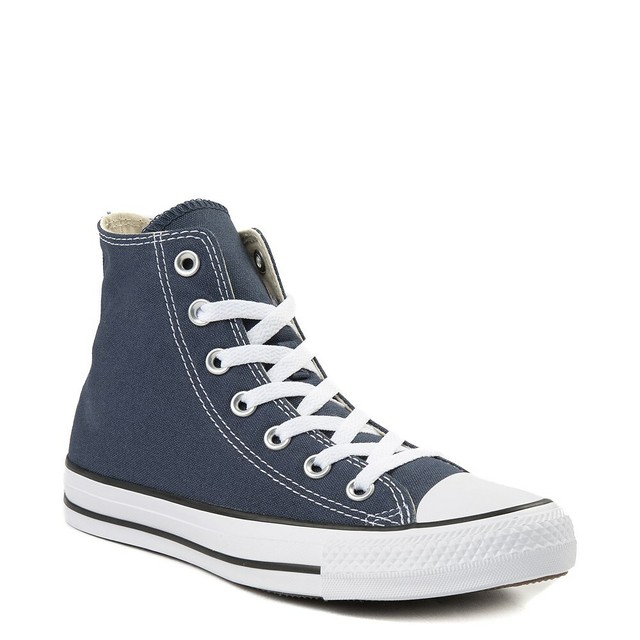 womens navy high top converse
