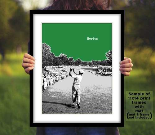 BEN HOGAN Photo Picture Art 1-IRON MERION US OPEN Original Print 8x10 or 11x14 - Picture 3 of 17