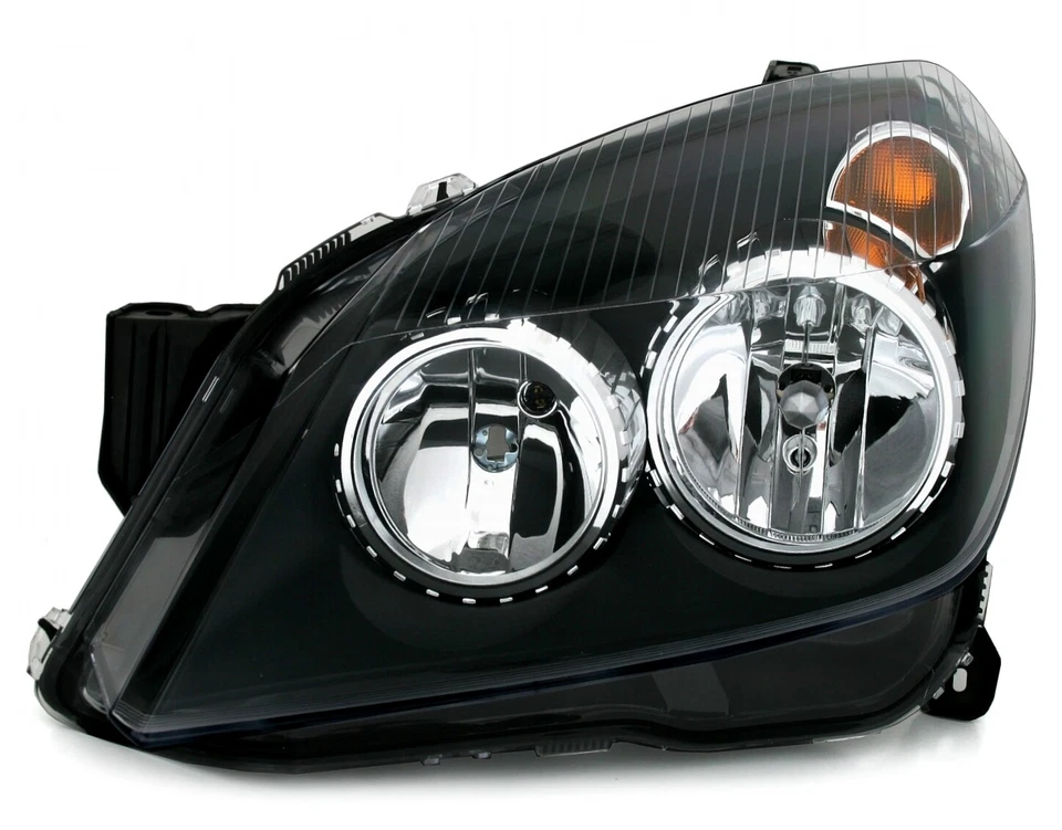 Scheinwerfer Set für Opel Astra H ab 2004-2010 in Schwarz H1 H7 Halogen Upgrade - Bild 4 von 4