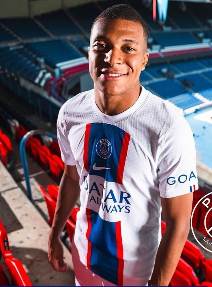 🇫🇷 Nike PSG Paris saint Germain 22/23 Third Jersey Mbappe 🇫🇷 Nike PSG Paris saint Germain 22/23 Third Jersey Mbappe
