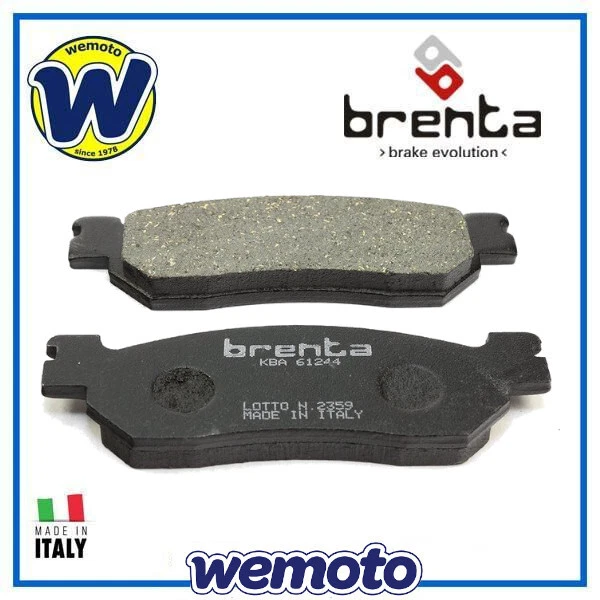Pastiglie Posteriori Organiche Brenta per Moto Yamaha YP 250 R X-Max 2005 2016