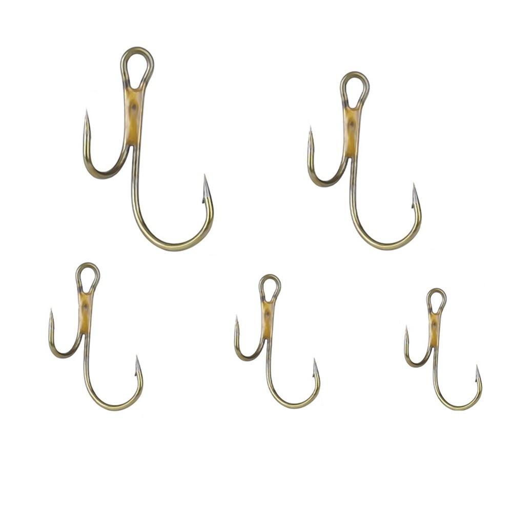 Heavy duty Zander Fishhooks 20pcs Double Fishing Hook with High Carbon