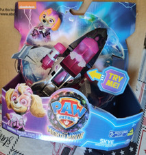 Paw Patrol, The Mighty Movie, Mighty Pups Jet with Lights, Sounds  Skye Figure