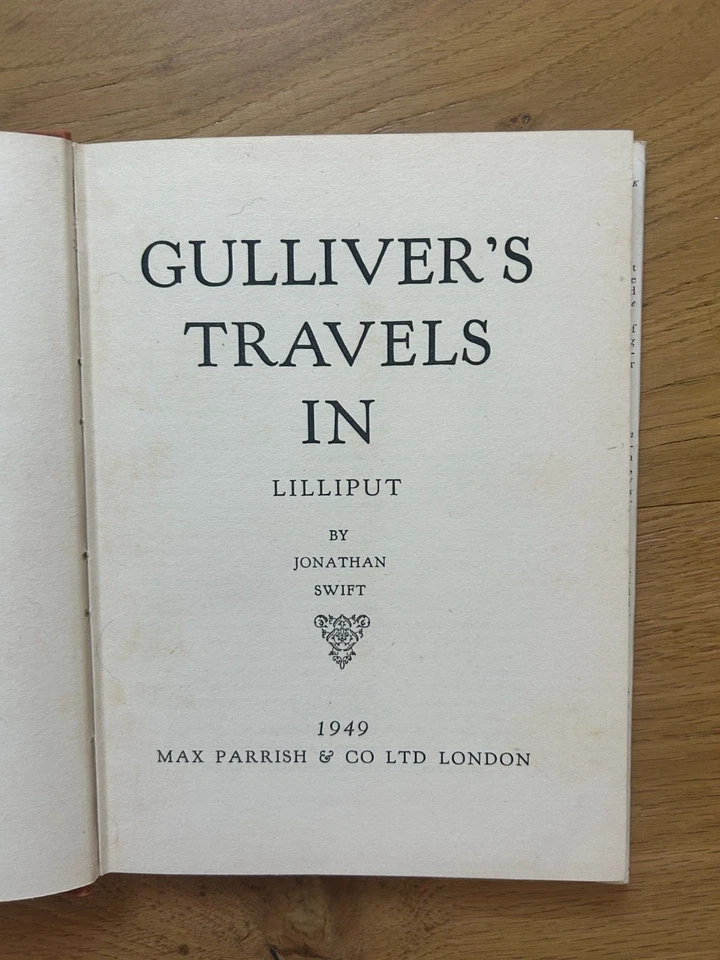 Gulliver's Travels in Lilliput by Jonathan Swift & Hugh Gee 1949 Vintage HBDJ - Image 2 of 4