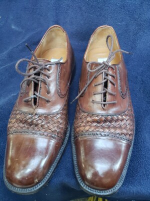 Mezlan Linosa Men\'s Oxfords Brown Leather Lace Up Dress Shoes 8 M Mezlan Linosa Men main image 3