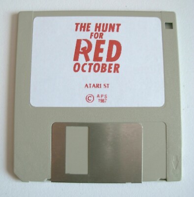 Jeu Vidéo The Hunt For Red October Pour Atari ST - Édition 1988, état Très Bon (TBE)