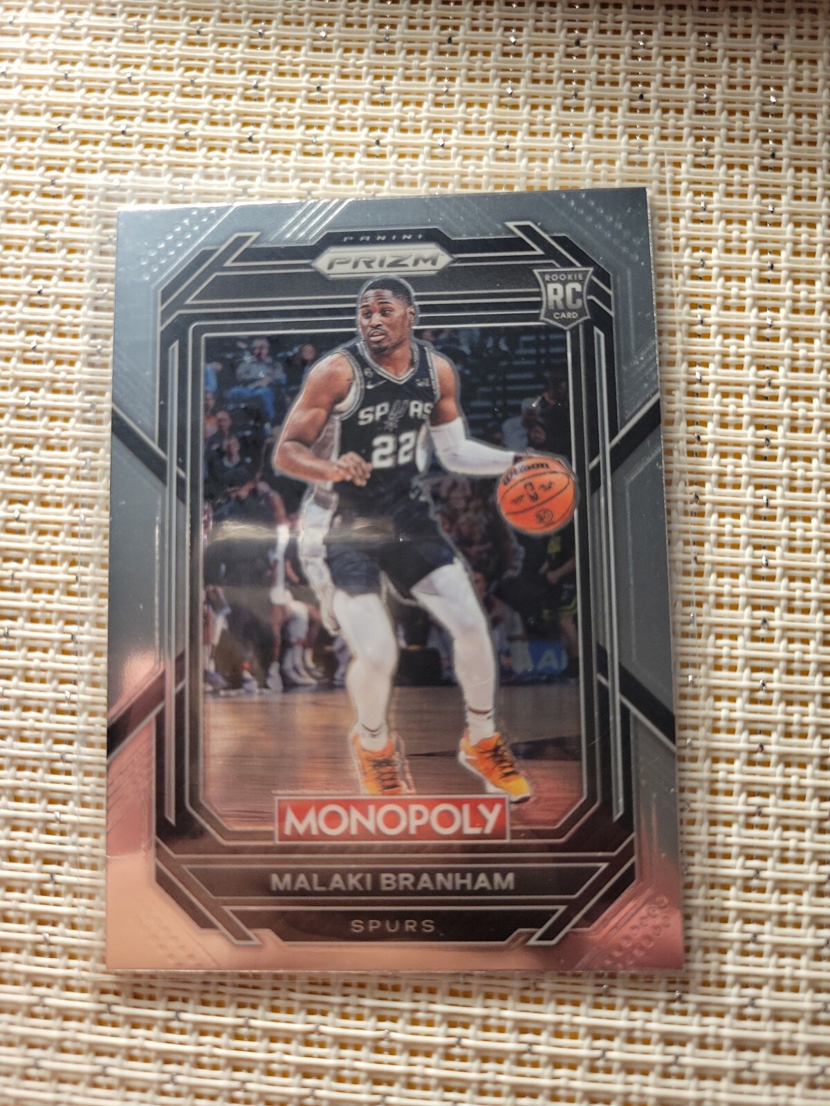 2022-23 Panini Prizm NBA Monopoly Malaki Branham SSP Rookie Card #81 Spurs
