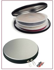 CD DVD Box Aufbewahrungsbox Aufbewahrung Aluminium für 12 CD's TOPGESCHENK 