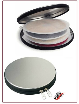 CD DVD Box Aufbewahrungsbox Aufbewahrung Aluminium für 12 CD's