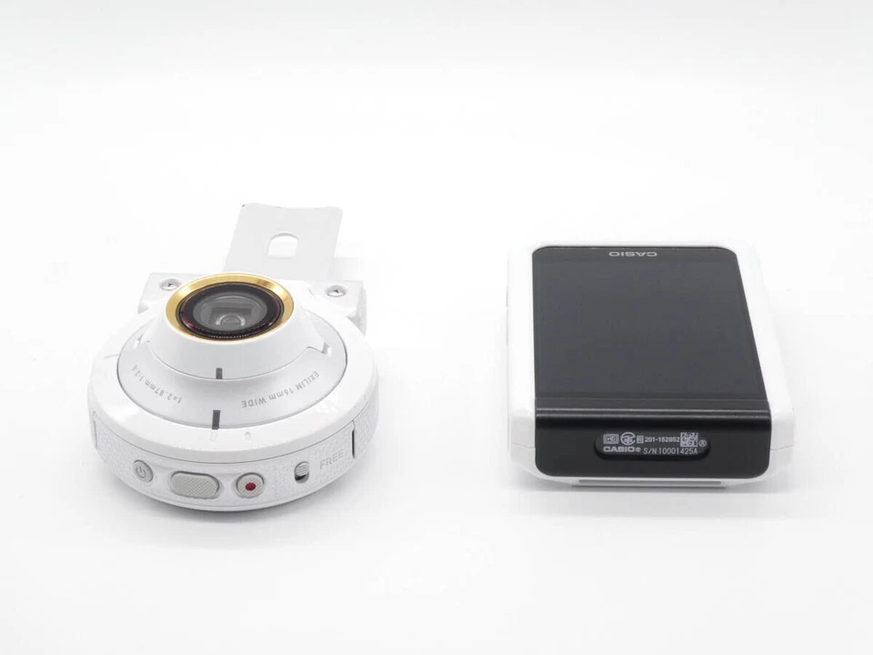 [Near Mint] CASIO EX-FR100L Separate type Digital Camera 10.2MP - White Japan - Image 3 of 4