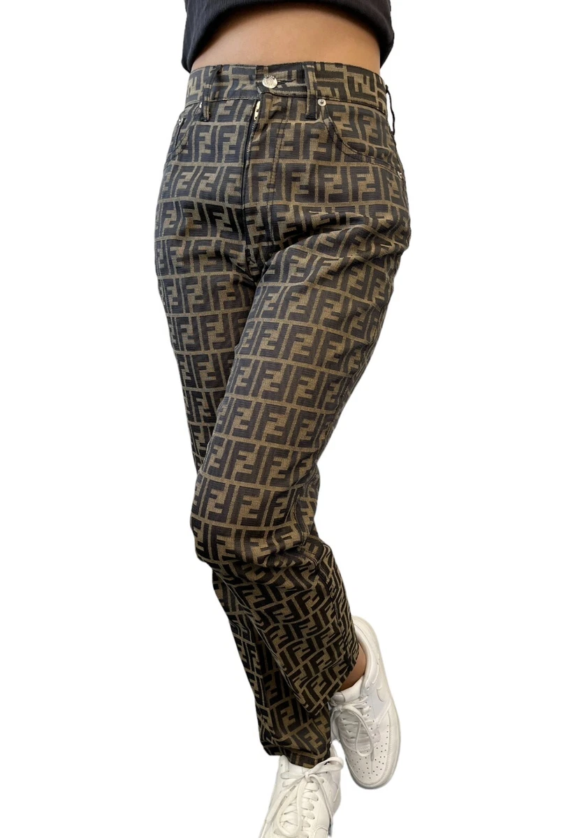 FENDI, Black Women's Leggings