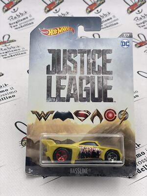 Die Cast '' Bassline '' 7/7 Justice Liga Hot Wheels Skala 1/64
