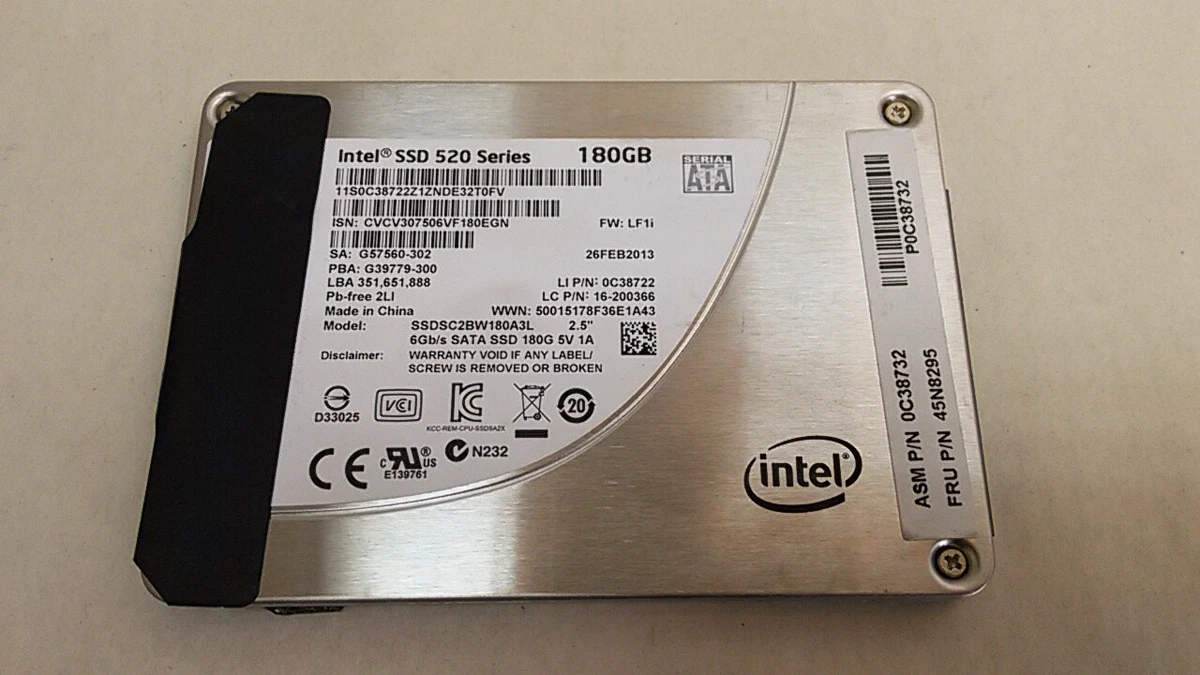 Intel ssdsc2bw180a3l best sale
