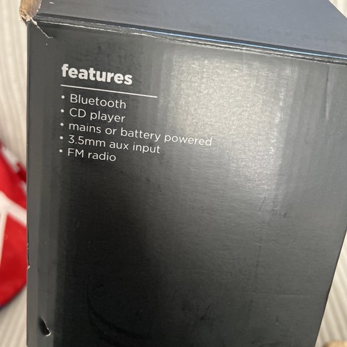 Asda Tech Bluetooth CD Boombox and FM Radio - Picture 8 of 8
