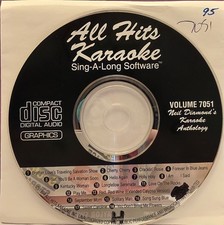 7051 NEIL DIAMOND      ALL HITS   KARAOKE CDG LOT FL GA