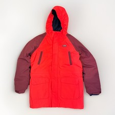 Lands End Kids Boys The Squall Jacket Large 14-16 Waterproof Parka Coat Red