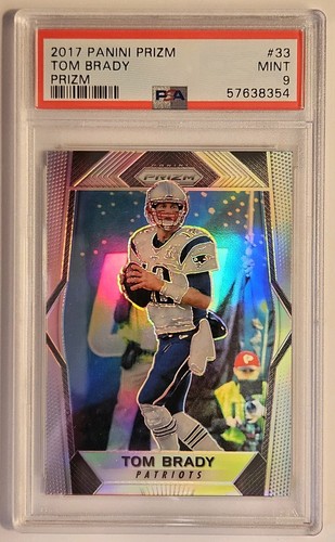 2017 Panini Prizm Tom Brady Prizm PSA 9