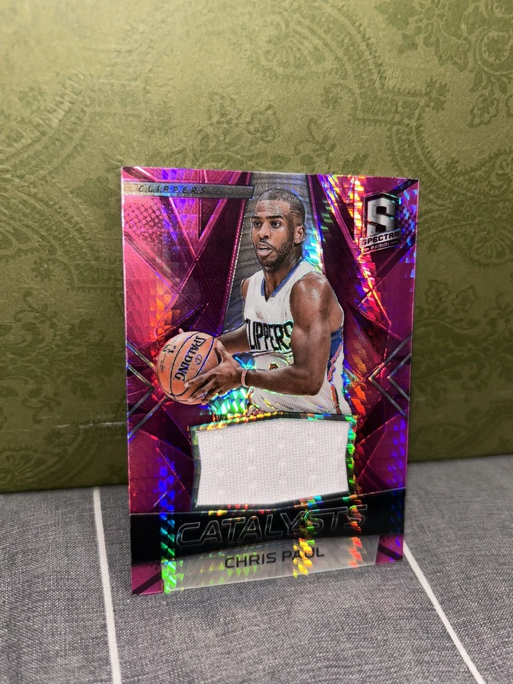 2016-17 Spectra Catalyst Jamal Crawford Blue Patch /72 & Chris Paul Pink /49 - Image 4 of 4