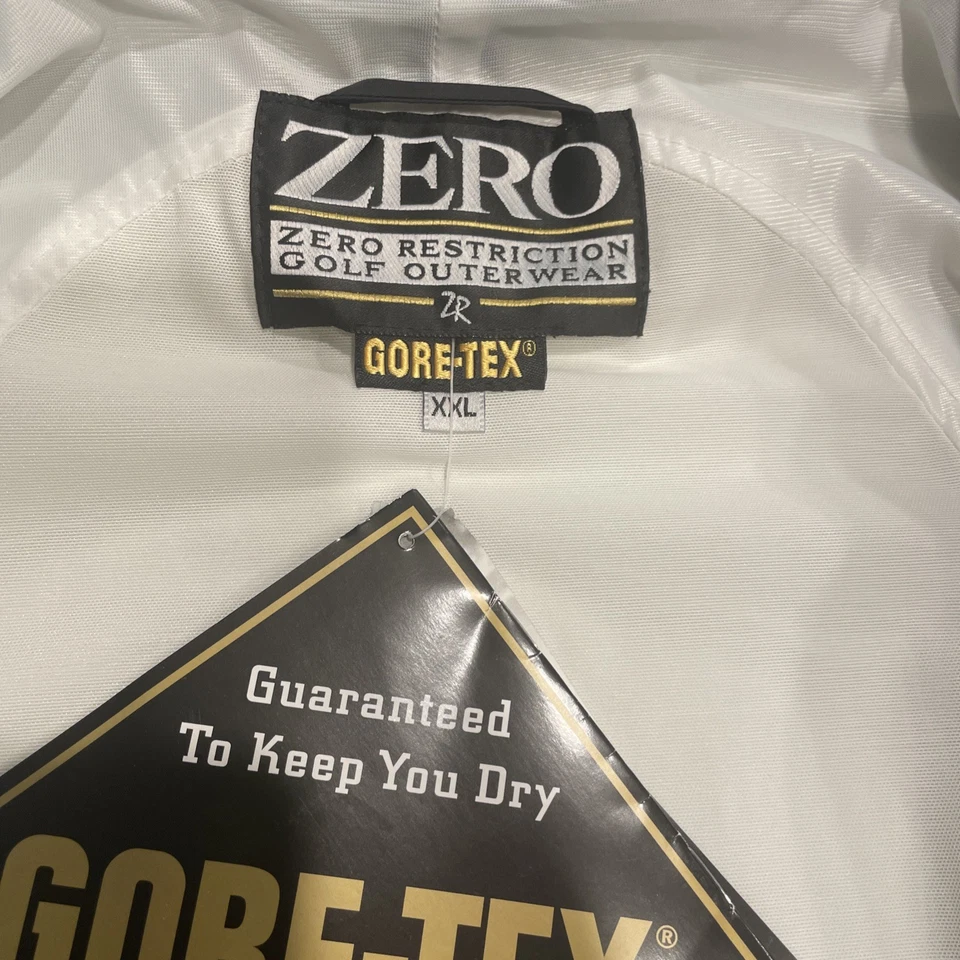 Zero Restriction Jacket Mens 2XL Navy Blue Gore-Tex Waterproof Golf USA Made - Image 3 of 4