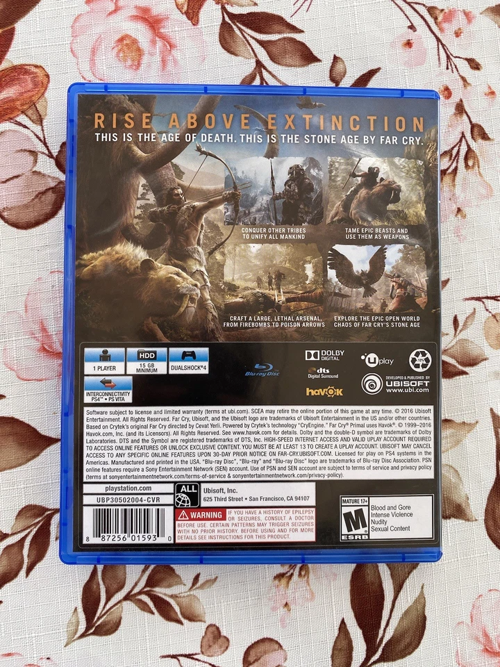 Playstation 4 Farcry Primal Video Game  - Image 3 of 3