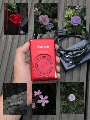 Canon Ixus 220 HS Rot Digicam Y2K Kamera Gift Digital Camera