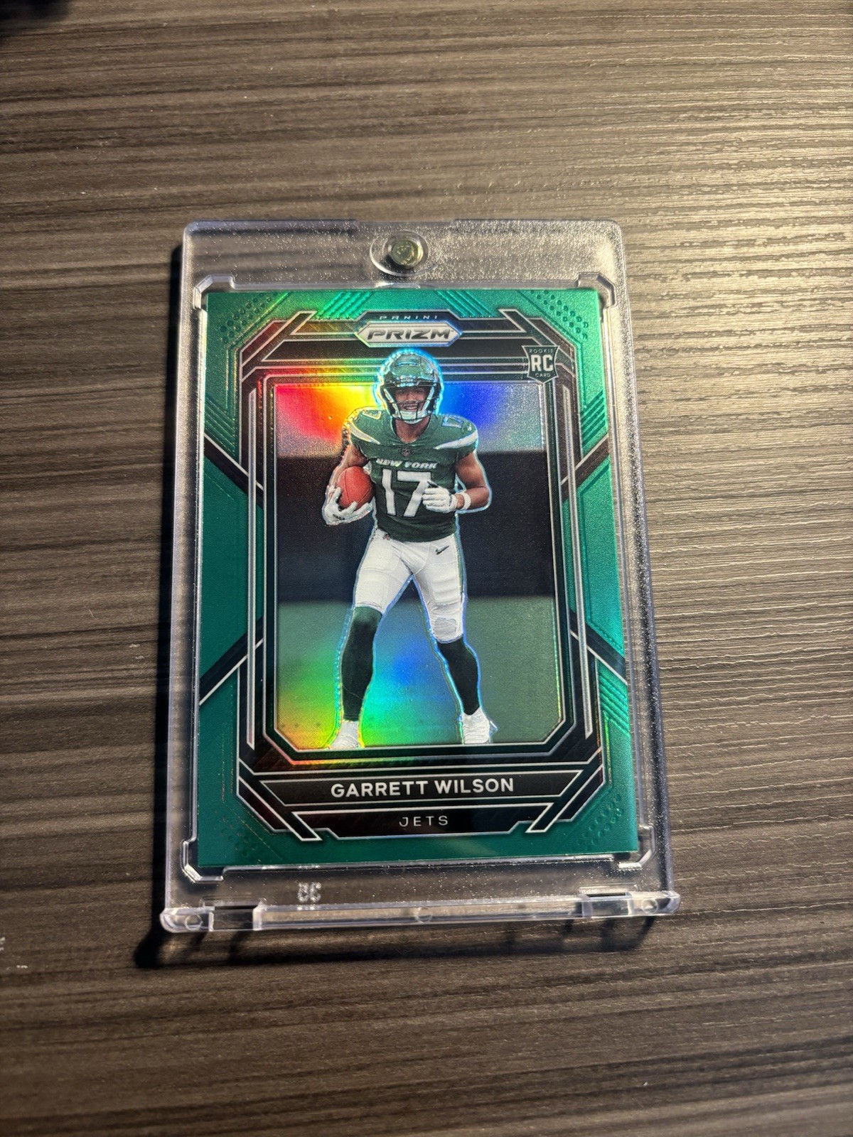 2022 Panini Prizm - Rookies Garrett Wilson #309 Green Prizm (RC)