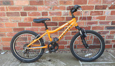 Ridgeback MX20 20in Kids Bike Orange/Black Front Suspension V-Brakes Flat Bar