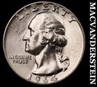 1964-D Silver Washington Quarter - Choice Gem Brilliant Unc  Lustrous  #K1360