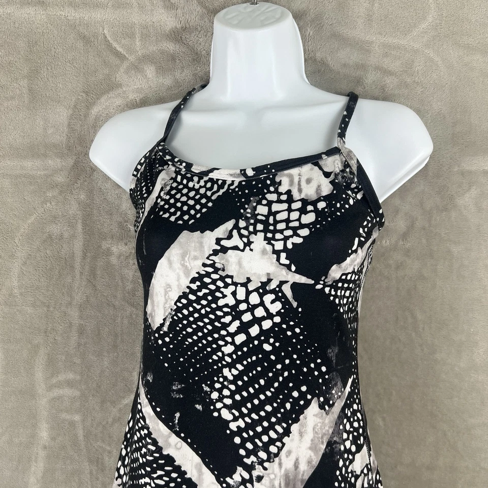 Camiseta sin mangas Lululemon Power Y para mujer talla 4 negra estampado estático yoga Foto 3 de 4