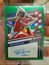 2026 Panini USA Stars & Stripes Jared Grindlinger Green Prizm AUTO #NTS-JG