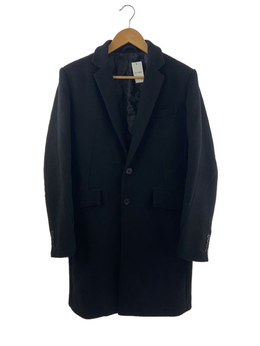 Akm Trench Coat/M/Polyester/Blk/Plain 3426