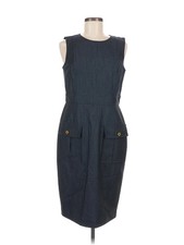 NWT Chaps Women Blue Casual Dress 6