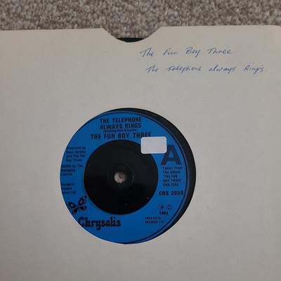 The Fun Boy Three   The Telephone Always Rings   7'' Vinyl   1982   CHS 2609
