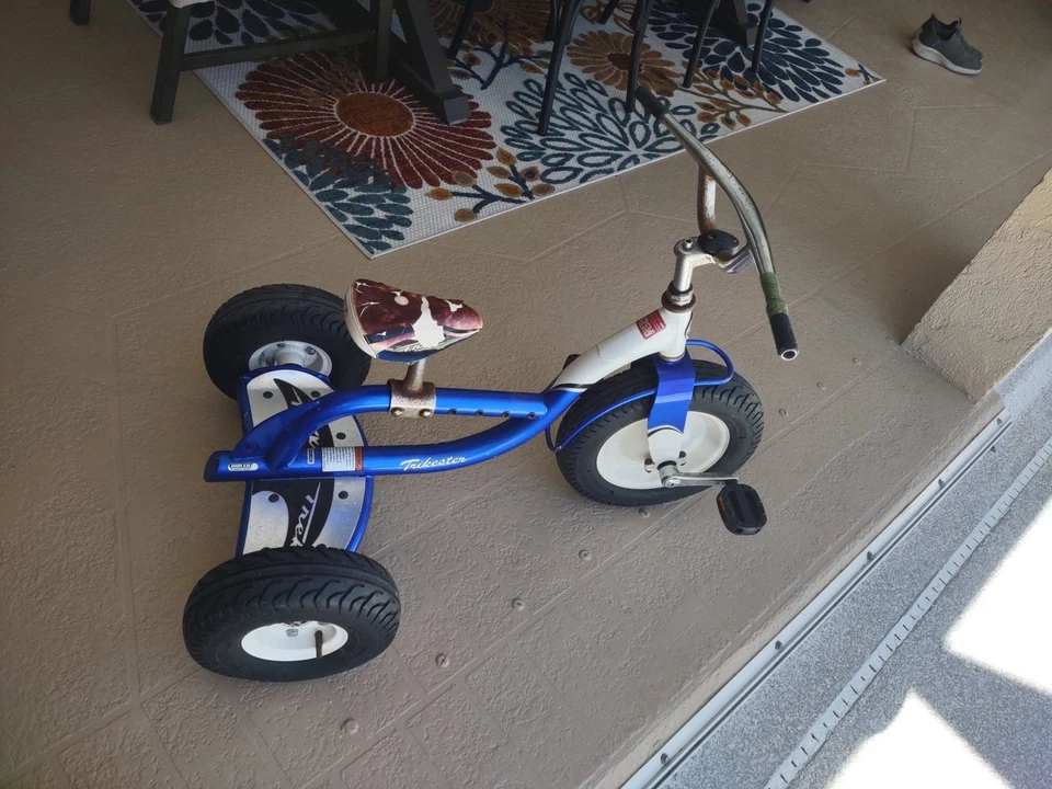 Trek Trikester Niños Triciclo Vintage Azul 3 Ruedas Bicicleta Estado Original #3 Foto 3 de 4