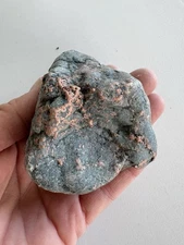 Pure Copper Rock Nugget Native Mineral Display Cutter Specimen Upper Michigan