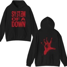 System Of A Down Hoodie Black Two Sided Unisex All Size