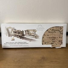 UGears Mechanical Town Series Tram Line Wooden Model Kit 3D Puzzle
