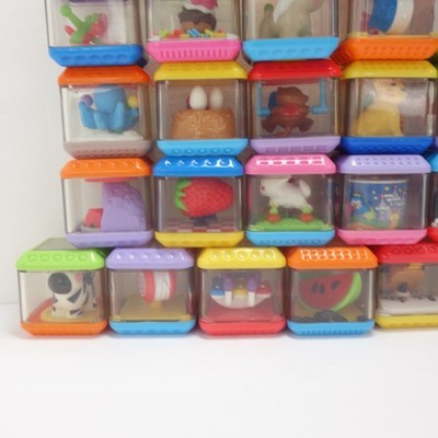 Fisher Price Peek A Boo Blocks COMPLETE Set Alphabet 26 A-Z Baby