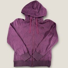 The North Face Hoodie Women's Medium Purple Pattern Full Zip Hoodie Swirl