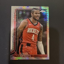 2025-26 Topps Chrome Basketball #58 Jalen Green Prism Refractor