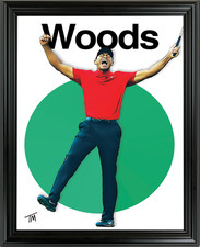 Tiger Woods Framed Sports Art Photo by Thomas Maxwell