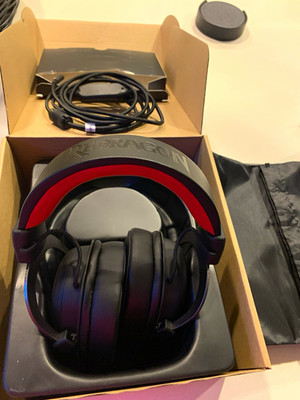Redragon Zeus 2 All In One Wired Headset USB/3.5mm Boom Mic Black/Red