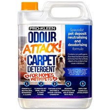 ProKleen Odour Attack Pet Carpet Shampoo Urine Odour Eliminator Stains 5L 4.99 per litre