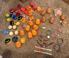 Huge Lot Of McDonald  s Happy Meal McNugget Buddies/Potato Head Outfits Etc.