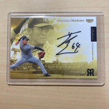 Hidetaka Okadome 2023 BBM Baseball Card Auto /59 Hanshin Tiger -Near Mint FS