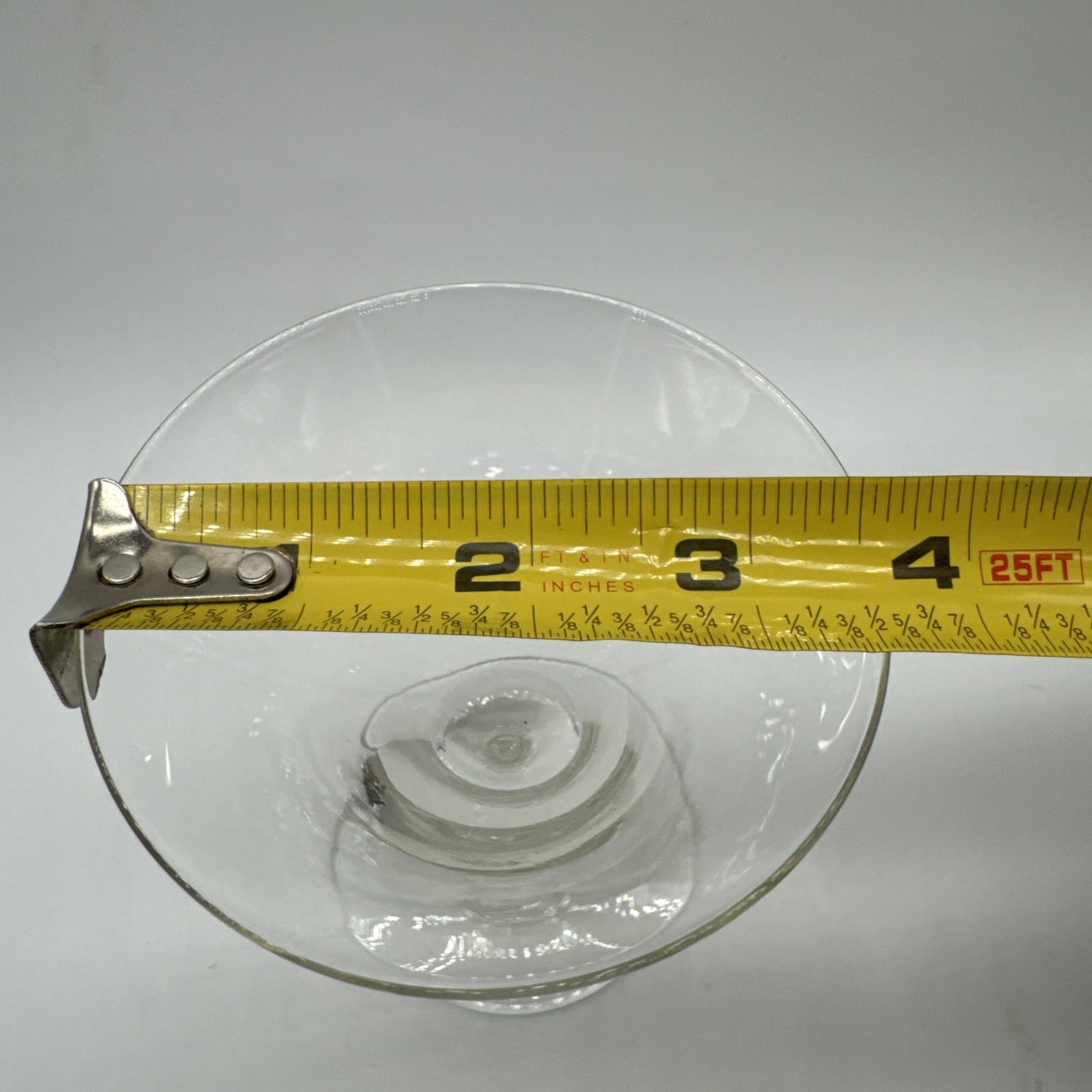 Vintage Champagne Coupe Vintage Mid Century Modern 4 3/4” T