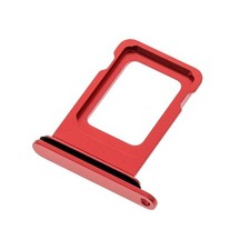 Single SIM Card Tray Holder Replacement Compatible with for iPhone 13 Red