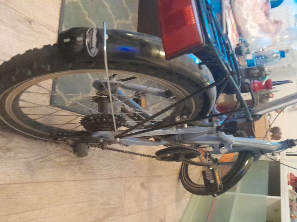 Klappbike Marke Dynabike Farbe Blue 20 Zoll FAHRRAD.6GANG TOP Zustand - Bild 3 von 4