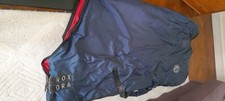 Equenox Tundra Horse Rug Quality Rug M/W Blue /Red Lining 6ft6 been cleaned 300g