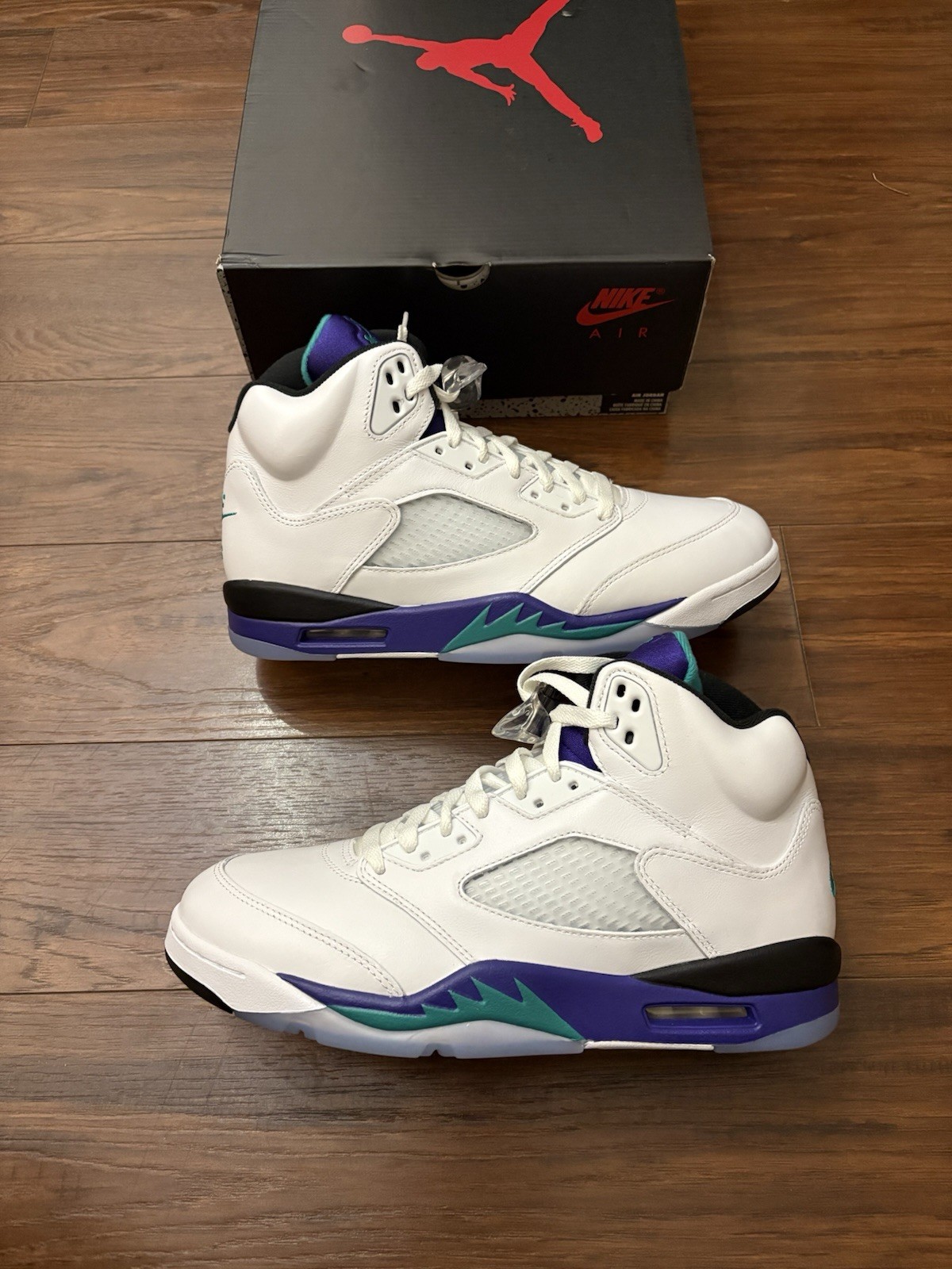 Nike Air Jordan 5 Retro Grape HQ7978-100 Size 10.5 Men’s Brand New Fast Ship